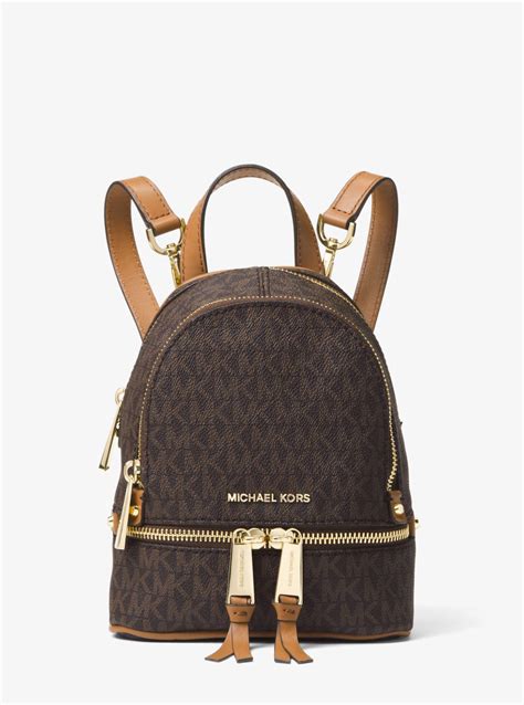 michael kors mini sac a dos rhea avec logo|Rhea Mini Color.